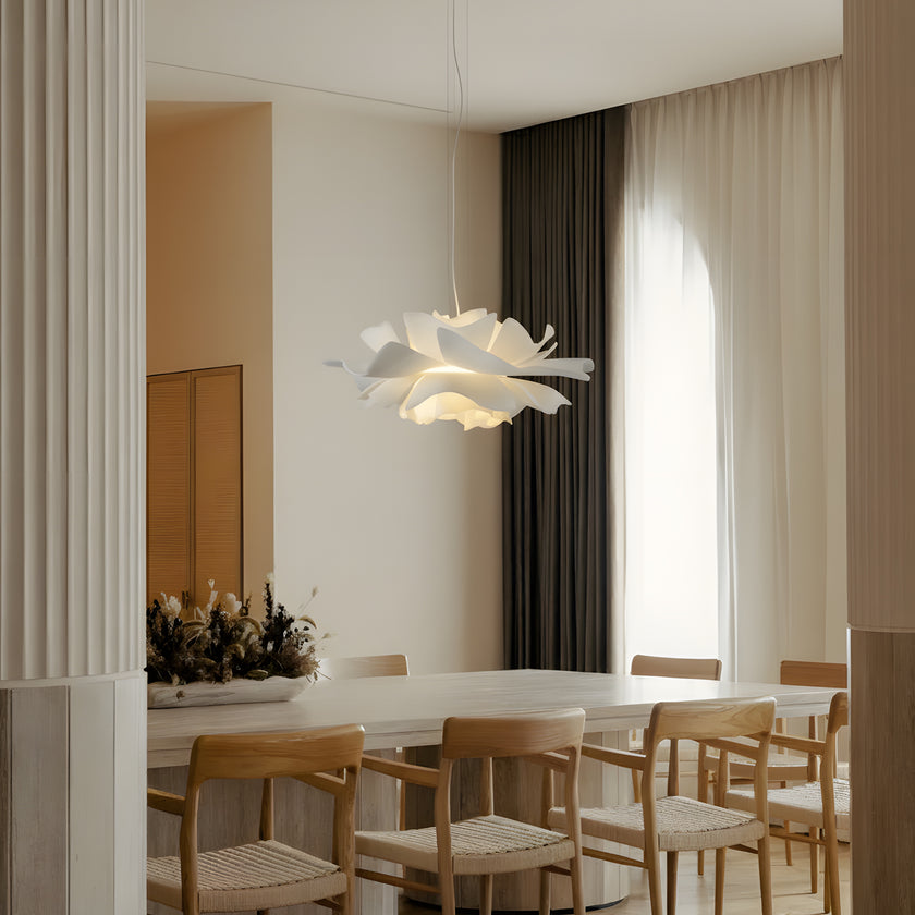 White Lotus Pendant Light