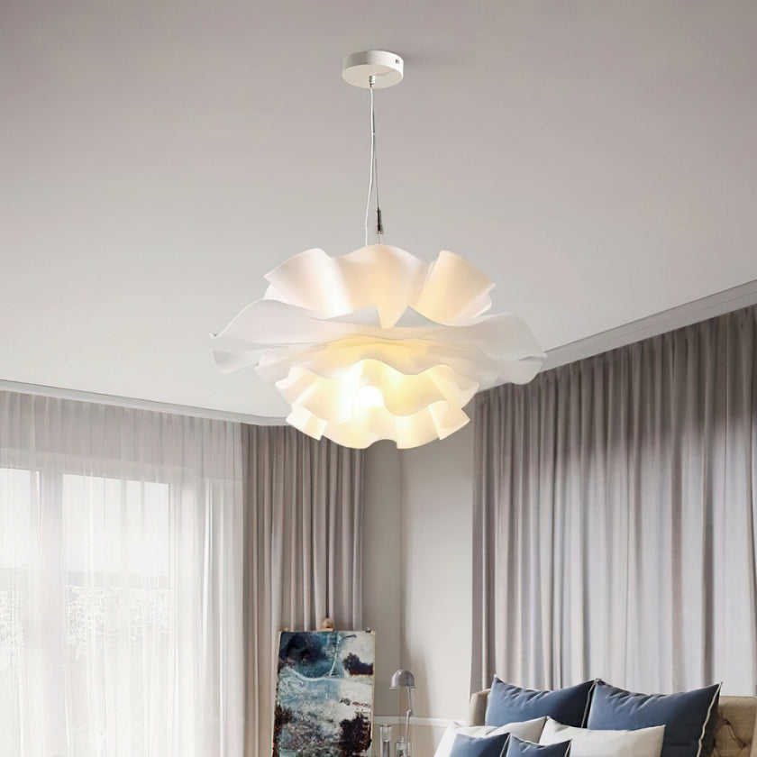 White Lotus Pendant Light