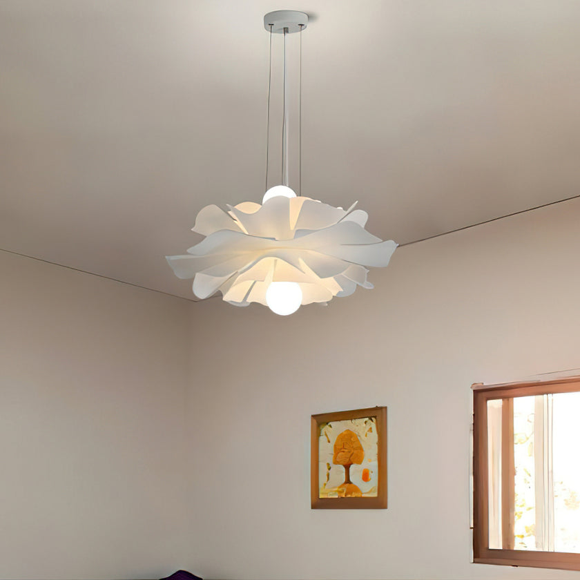 White Lotus Pendant Light