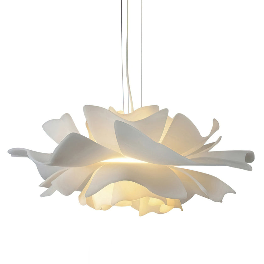 White Lotus Pendant Light