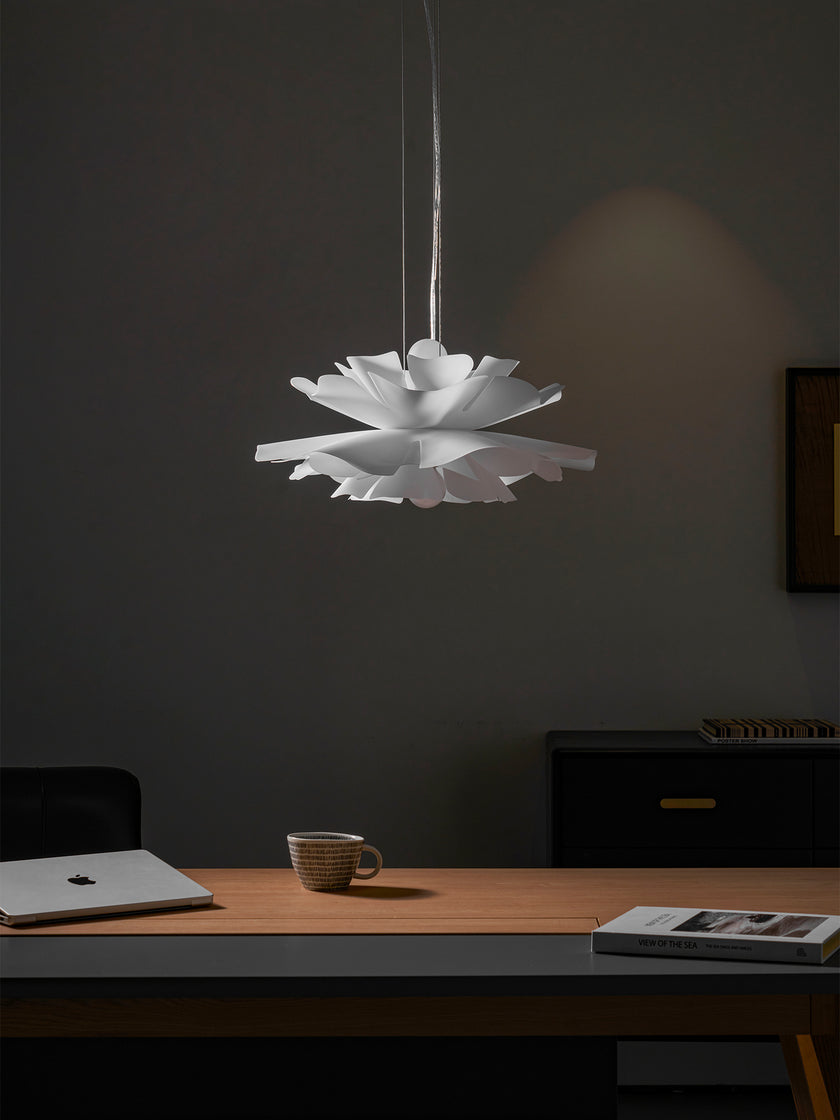 White Lotus Pendant Light