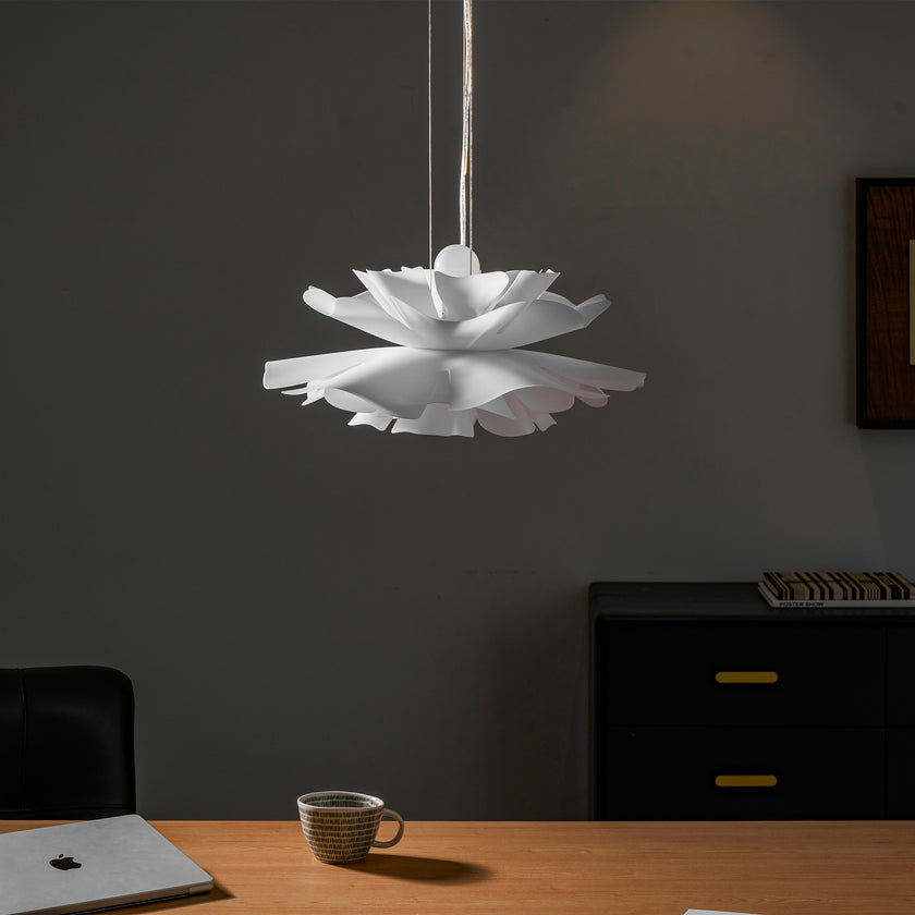 White Lotus Pendant Light