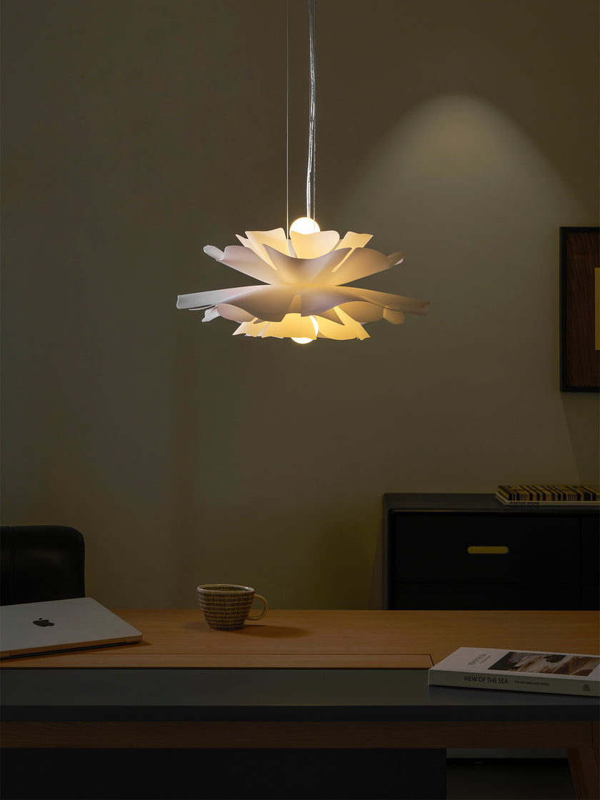 White Lotus Pendant Light