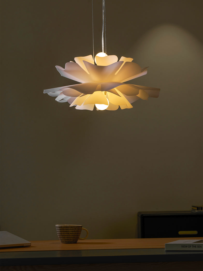 White Lotus Pendant Light