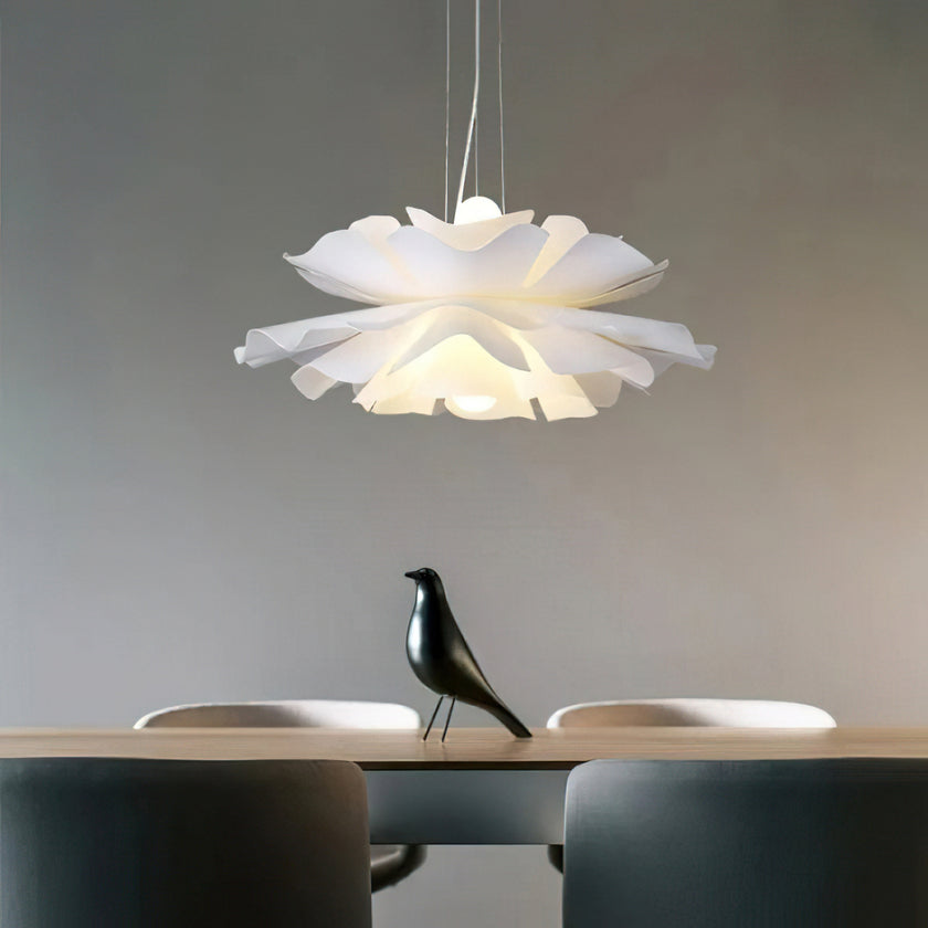 White Lotus Pendant Light