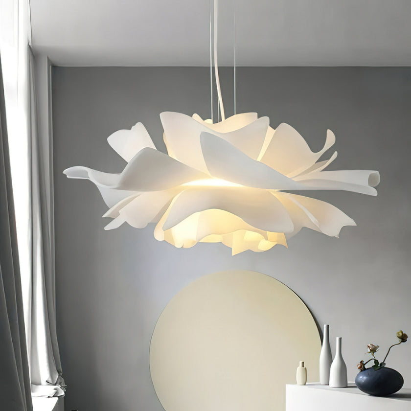 White Lotus Pendant Light