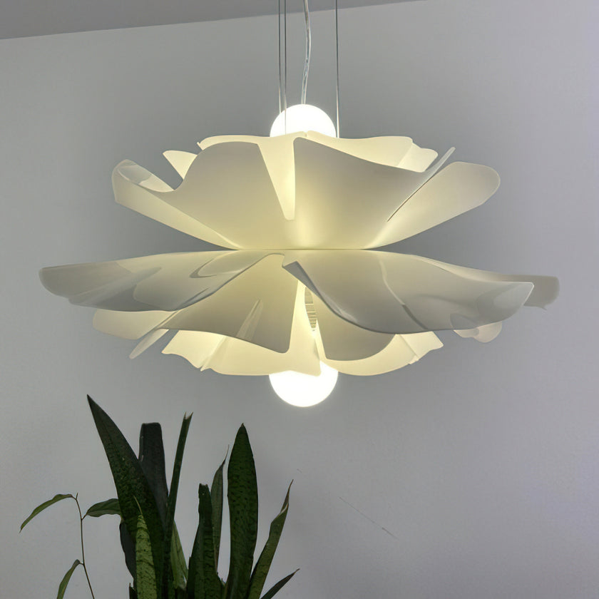 White Lotus Pendant Light