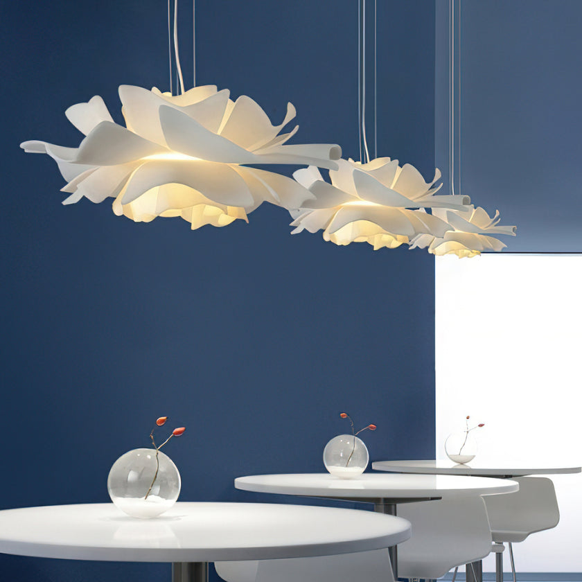 White Lotus Pendant Light