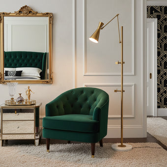 With Frame Support Floor Lamp