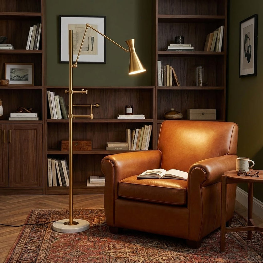 Mit Rahmenunterstützung Stehlampe