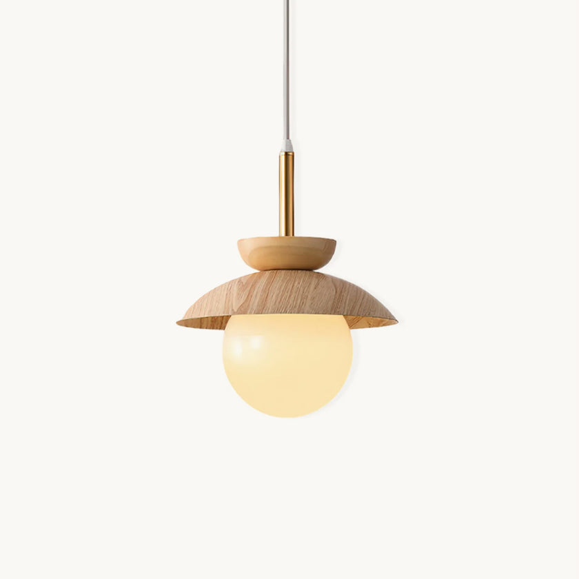 Wood Fruit Pendant Lamp