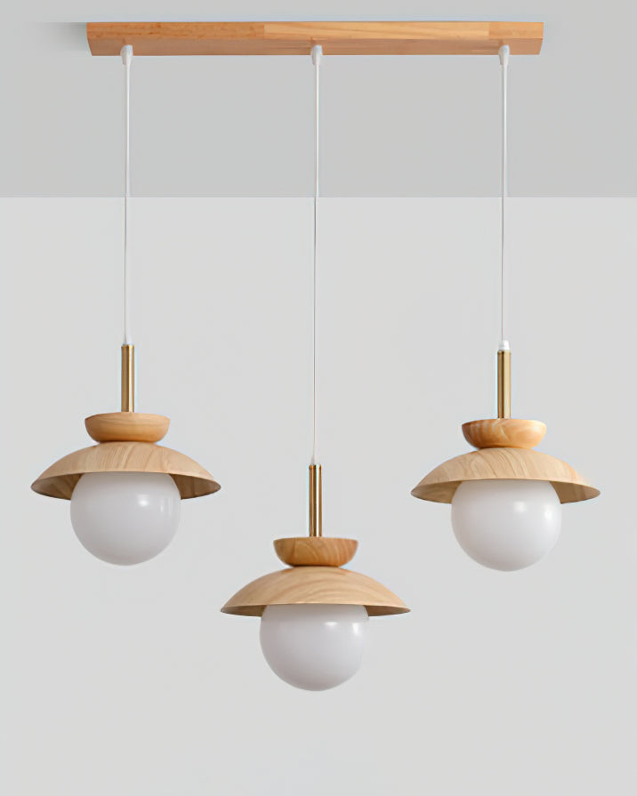 Wood Fruit Pendant Lamp