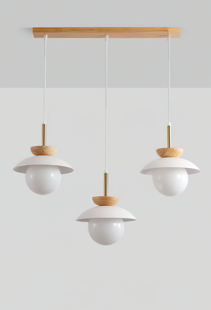 Wood Fruit Pendant Lamp