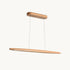 Wood Horizontal Pendant Light