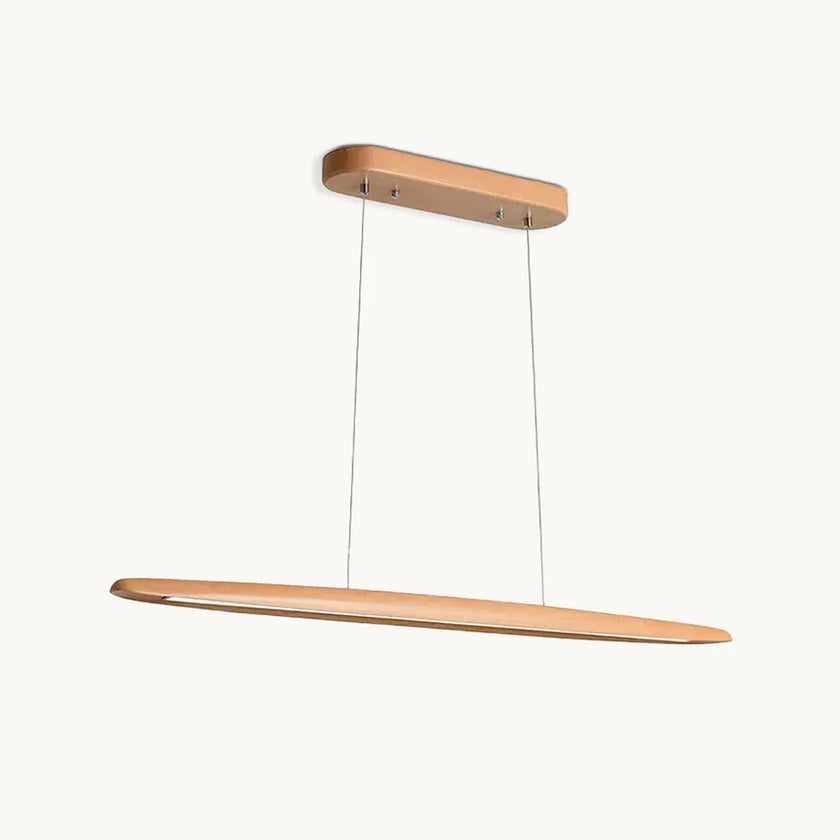 Wood Horizontal Pendant Light