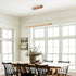 Wood Horizontal Pendant Light