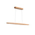 Wood Horizontal Pendant Light