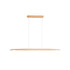 Wood Horizontal Pendant Light