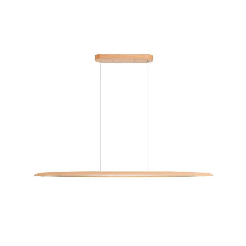 Wood Horizontal Pendant Light