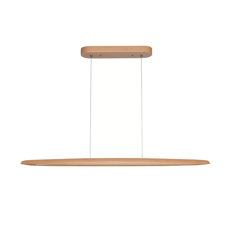 Wood Horizontal Pendant Light