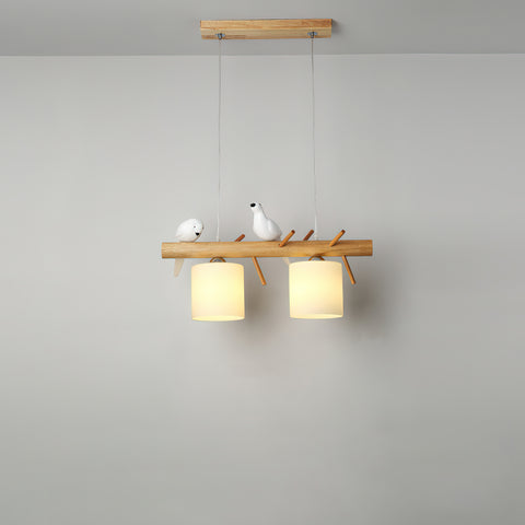 Wooden Bird Chandelier – detail 37