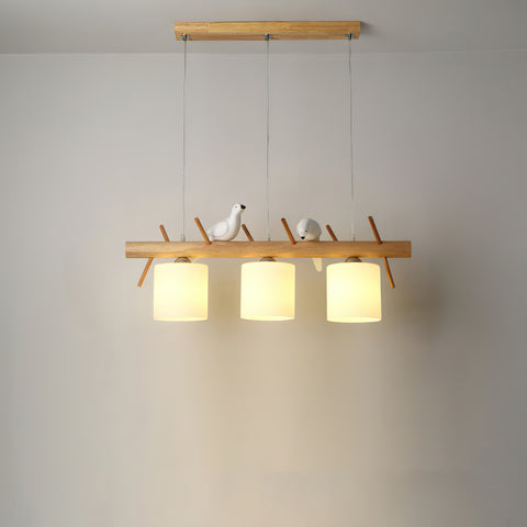 Wooden Bird Chandelier – detail 38