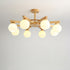 Wooden Helm Chandelier