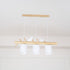 Wooden Bird Chandelier