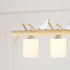 Wooden Bird Chandelier