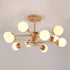 Wooden Molecular Ceiling Light