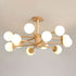 Wooden Molecular Ceiling Light
