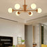 Wooden Molecular Ceiling Light