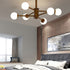 Wooden Molecular Ceiling Light