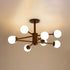 Wooden Molecular Ceiling Light