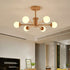 Wooden Molecular Ceiling Light