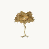 Lampe de Table Plumes d'Autruche