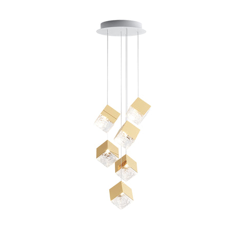 Square Art Glass Chandelier – detail 34