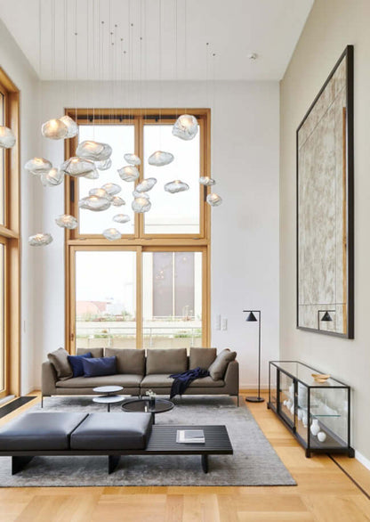 Random Blown Glass Pendant Light