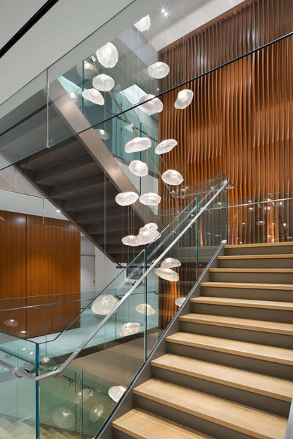 Random Blown Glass Pendant Light