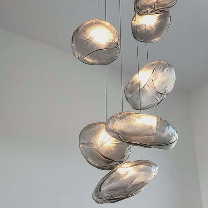 Random Blown Glass Pendant Light