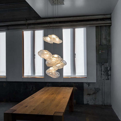 Random Blown Glass Pendant Light