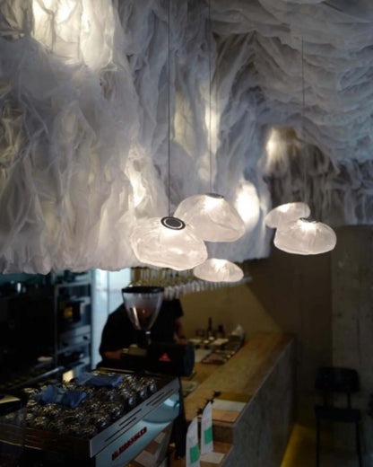 Random Blown Glass Pendant Light