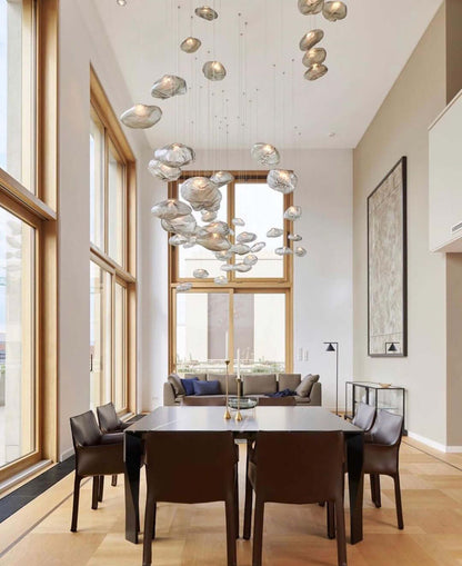 Random Blown Glass Pendant Light
