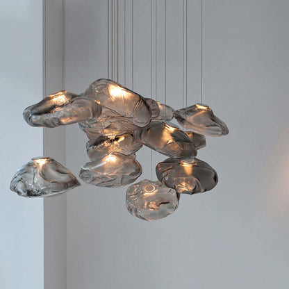 Random Blown Glass Pendant Light
