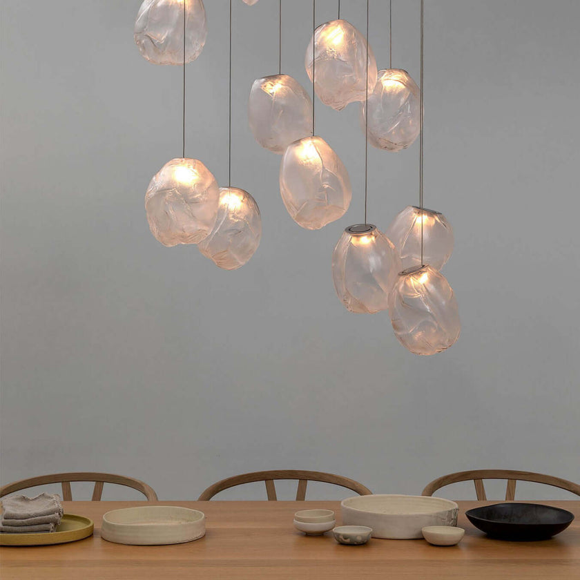 Blowing Liquid Glass Pendant Light