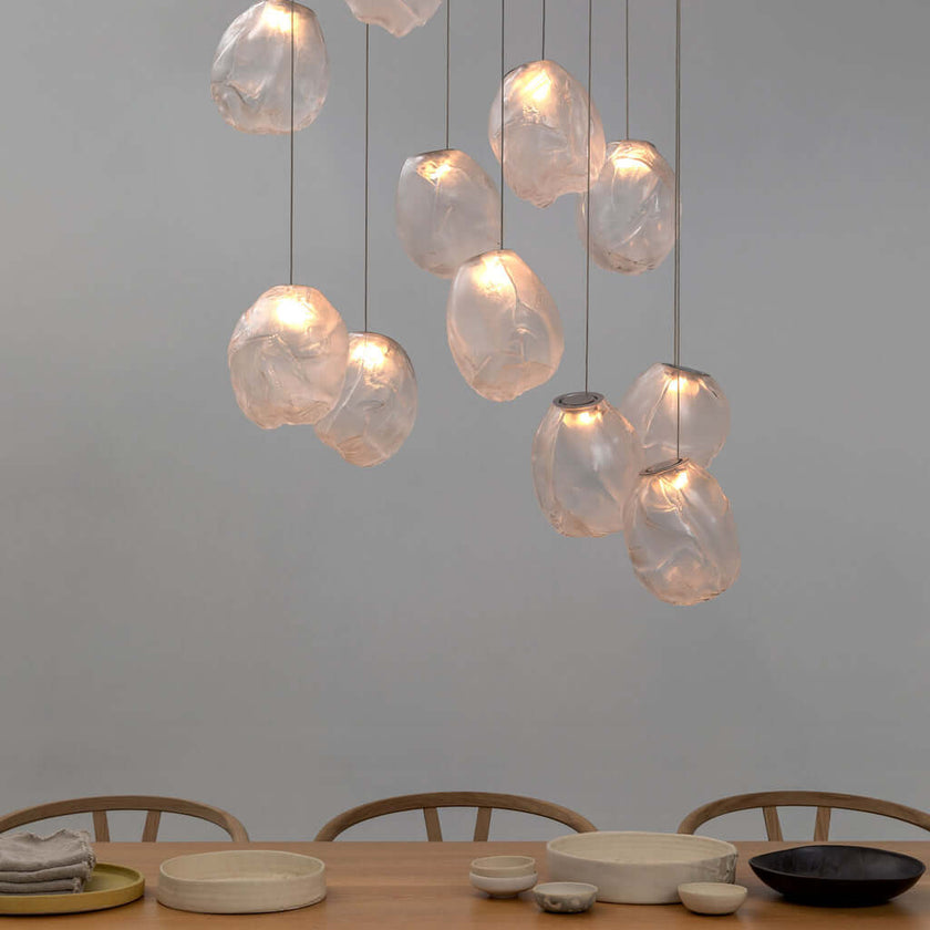 Blowing Liquid Glass Pendant Light