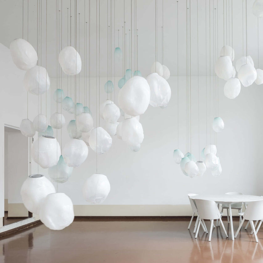 Blowing Liquid Glass Pendant Light