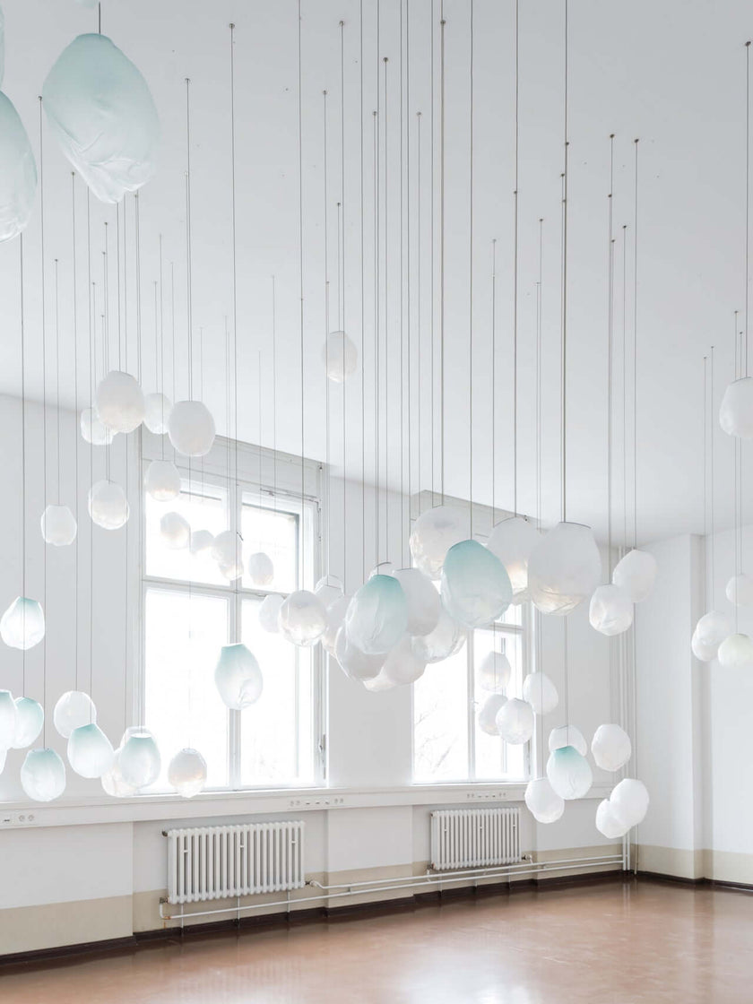 Blowing Liquid Glass Pendant Light