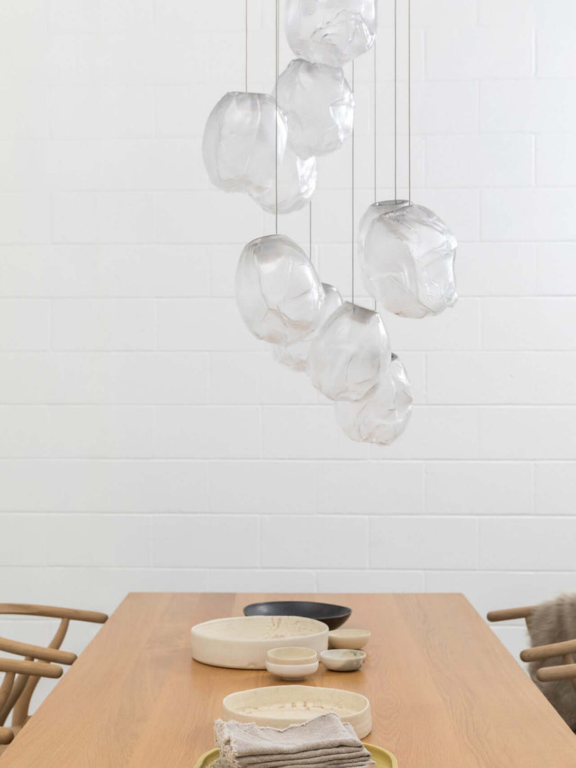Blowing Liquid Glass Pendant Light