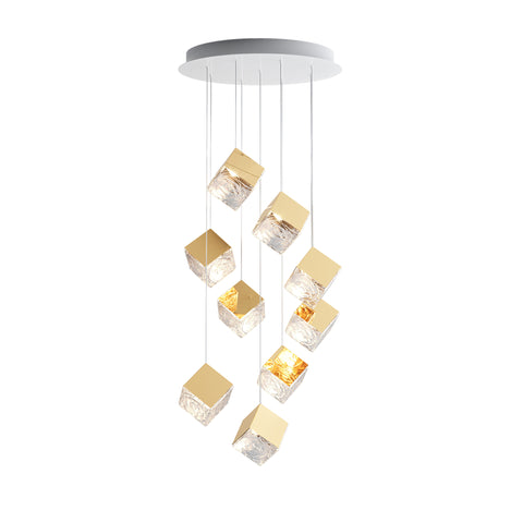 Square Art Glass Chandelier – detail 22